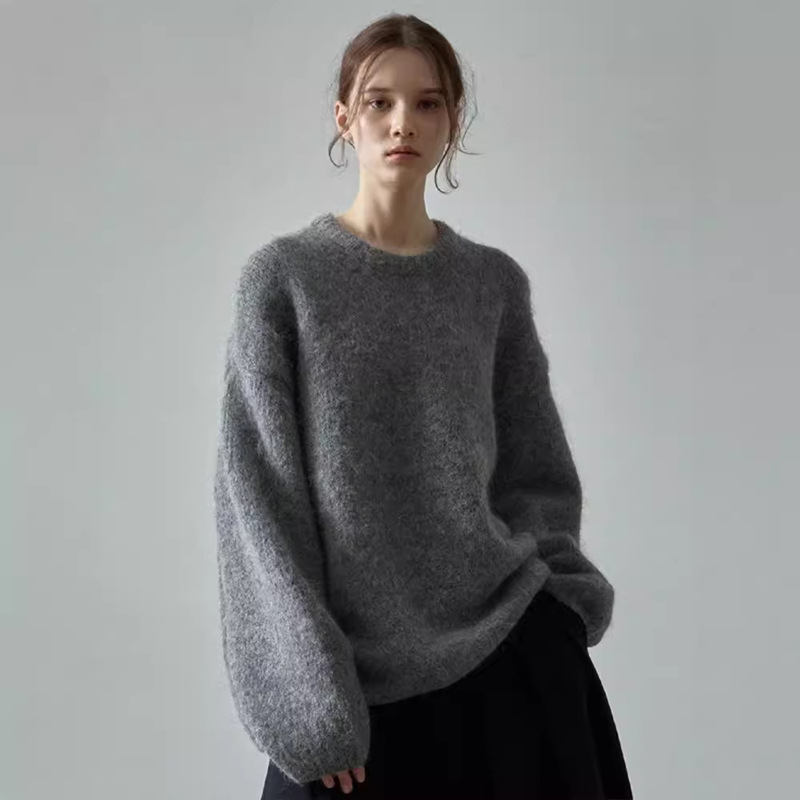Faca*E Patte*N Wool Sweater Women's 2025 Autumn and Winter New Designer Niche Lazy Style Knitted