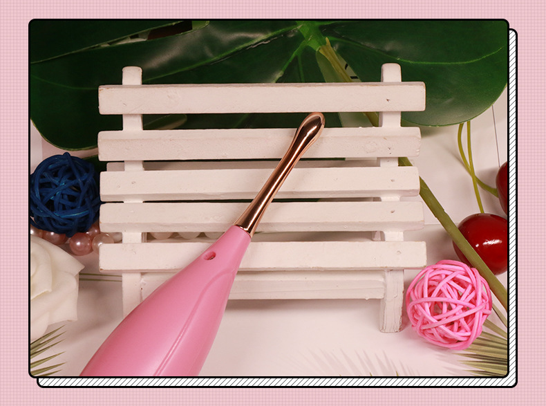 Jiuai Electric Vibrator for Women, One-Button Control, ABS Body, Pink and White — detail image 18
