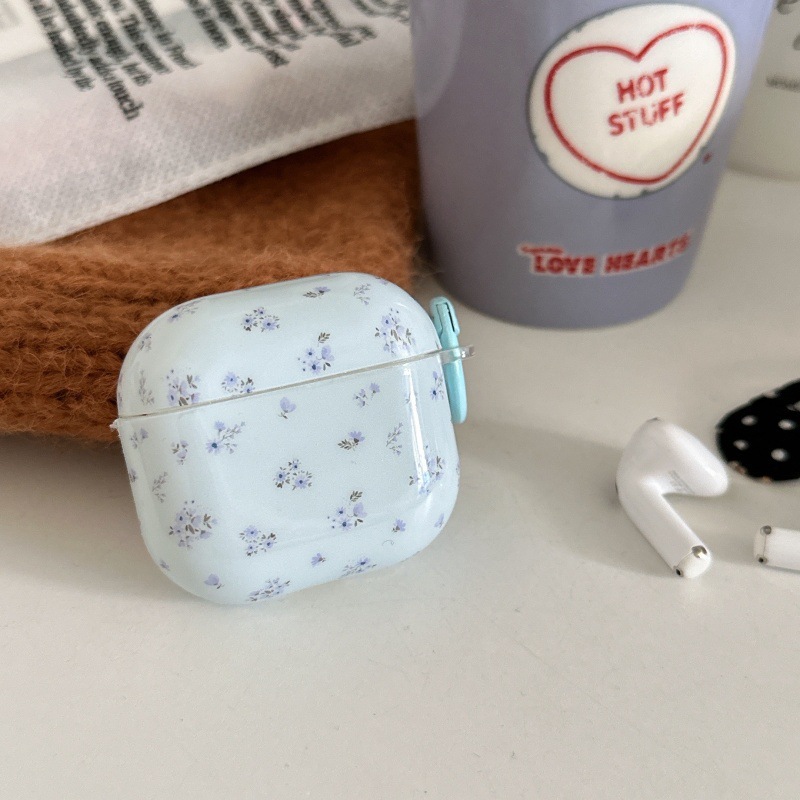 Coreano ins pequeña flor fresca para auriculares AirPods Apple 1 / 2 generación cubierta inalámbrica 4 generación nueva
