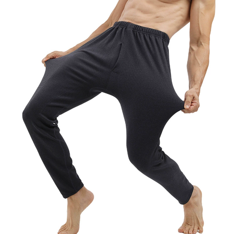 Woolen demi-season silk keep warm trousers, plus size, increased thickness
