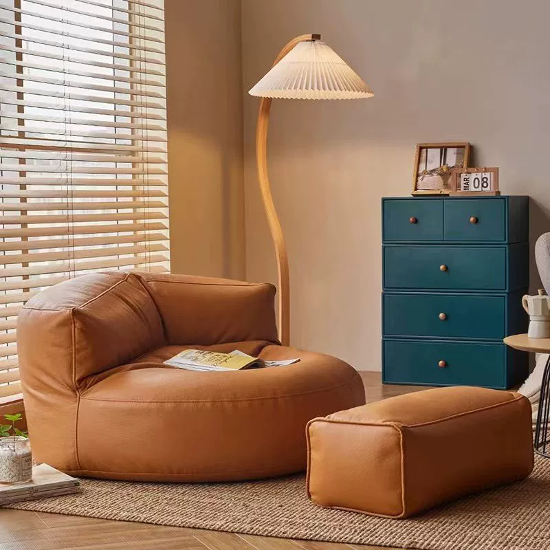 Кресло-мешок для отдыха и сна, в стиле татами, подходит для небольших квартир, балконов, как небольшой диван-кресло, для дома и спальни.