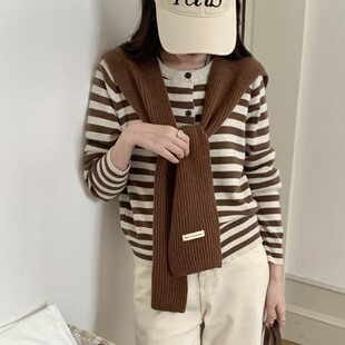 Spring and Summer Pure Color Knitted Shawl for Women, Korean Style Outer Wear, High-End Sense, Internet Celebrity, Versatile Universal Waistcoat for All Seasons