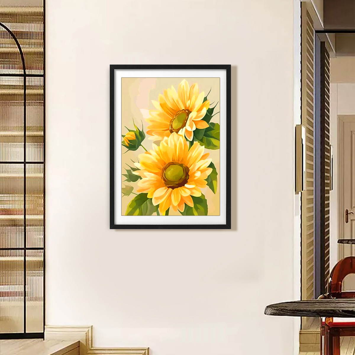 [Algodón importado] El punto de cruz real de Mona Lisa nace para el sol, nuevas flores, bordado simple y moderno hecho a mano image 8