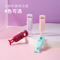 局部睫毛夾批發便攜式卷翹小型分段式卷翹器備用膠條禮品跨境塑料