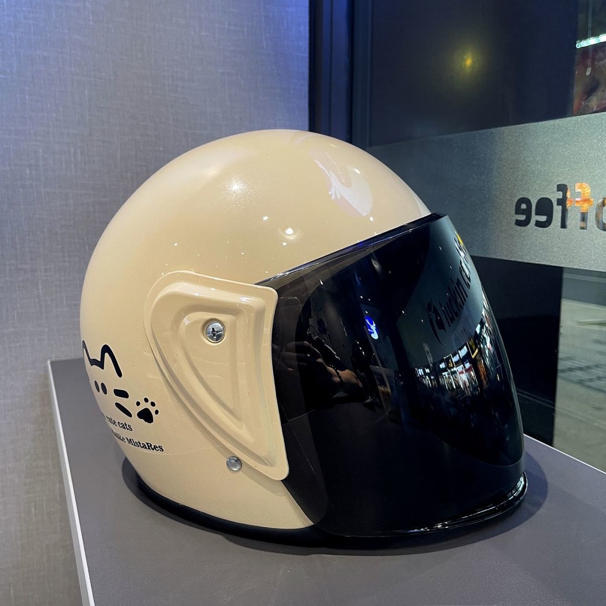 Winter Electric Motorcycle Helmet 3C Certified Cat Ear