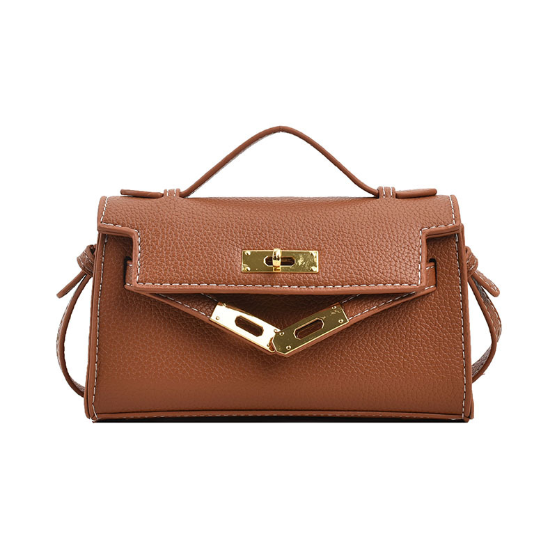 Mini bolso Kelly transfronterizo para niños, bolso de hombro tipo bandolera de un solo hombro con lápiz labial familiar de moda versión coreana de otoño 2023 para mujer