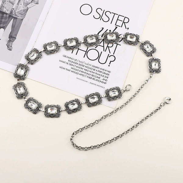 Waist chain 003-2 silver