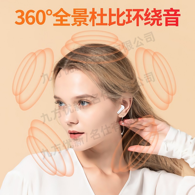 2025年新型越境人気スマート音声永久無料翻訳イヤホン両耳式中英多言語翻訳機|undefined