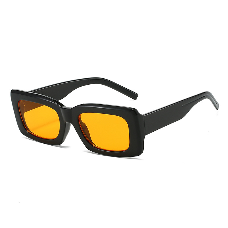 European American Style New Candy-colored Square-frame Sunglasses, Popular With Influencers, Casual And Versatile, UV_voghion.com