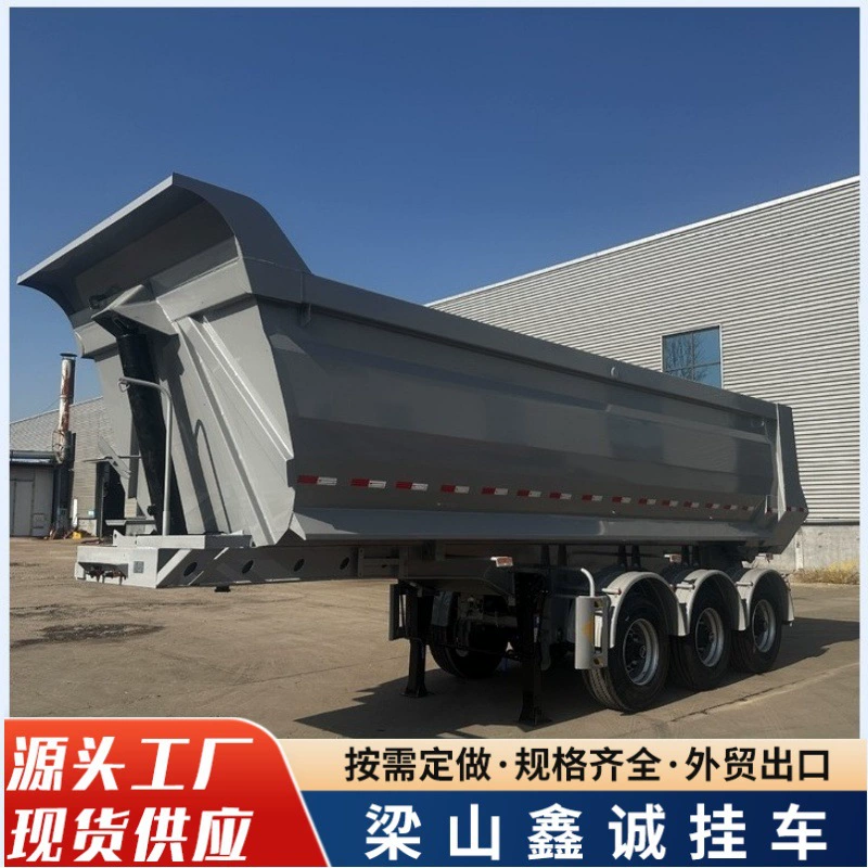 Самосвал HOWO для Центральной Азии, задний самосвал для перевозки песка, гравия и угля, прицеп с пневмоподвеской, мост для подъема, европейский самосвал.