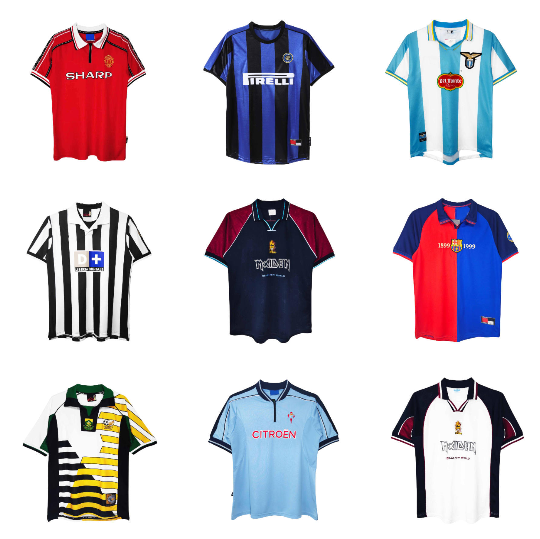High quality retro classic football football uniform