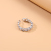 Brand trend ring, adjustable jewelry with pigtail, Japanese and Korean, internet celebrity, simple and elegant design