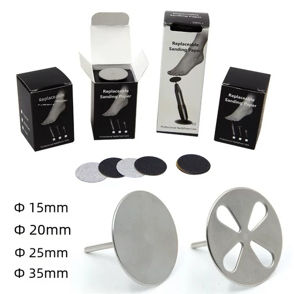 Nail Art Sanding Piece Set Nail Trimming Sanding Piece Plantar Dead Skin Hard Cocoon Grinding Tool Grinding Piece