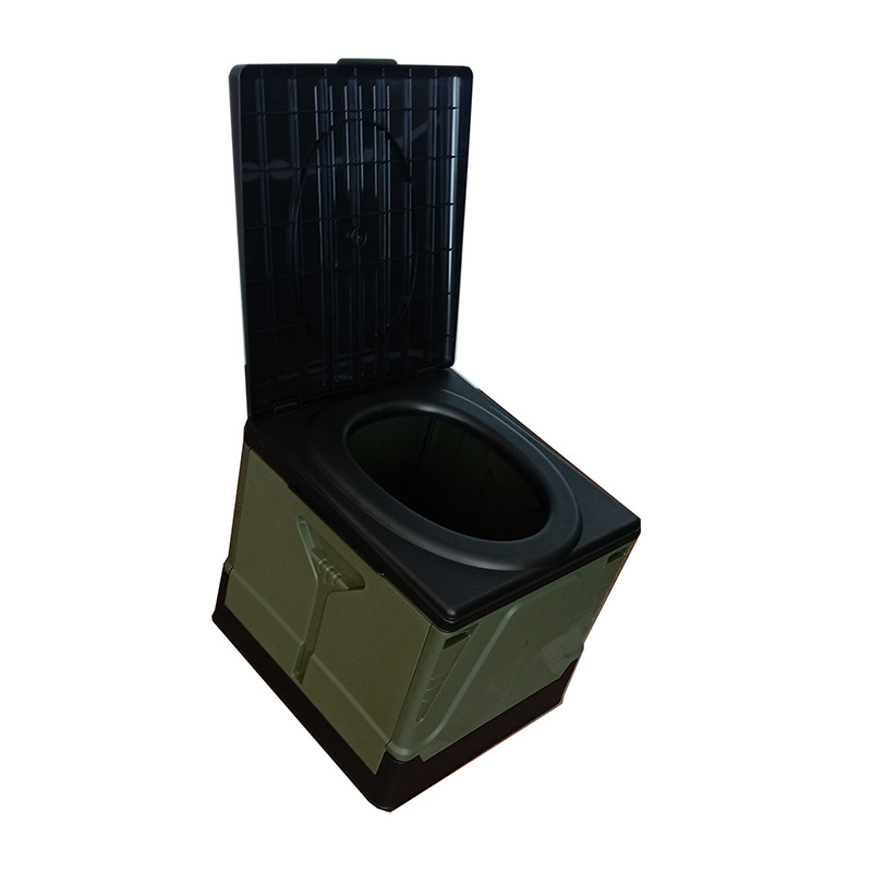 Inodoro portátil para coche - Plegable, tamaño mediano/grande, con logo, para exteriores