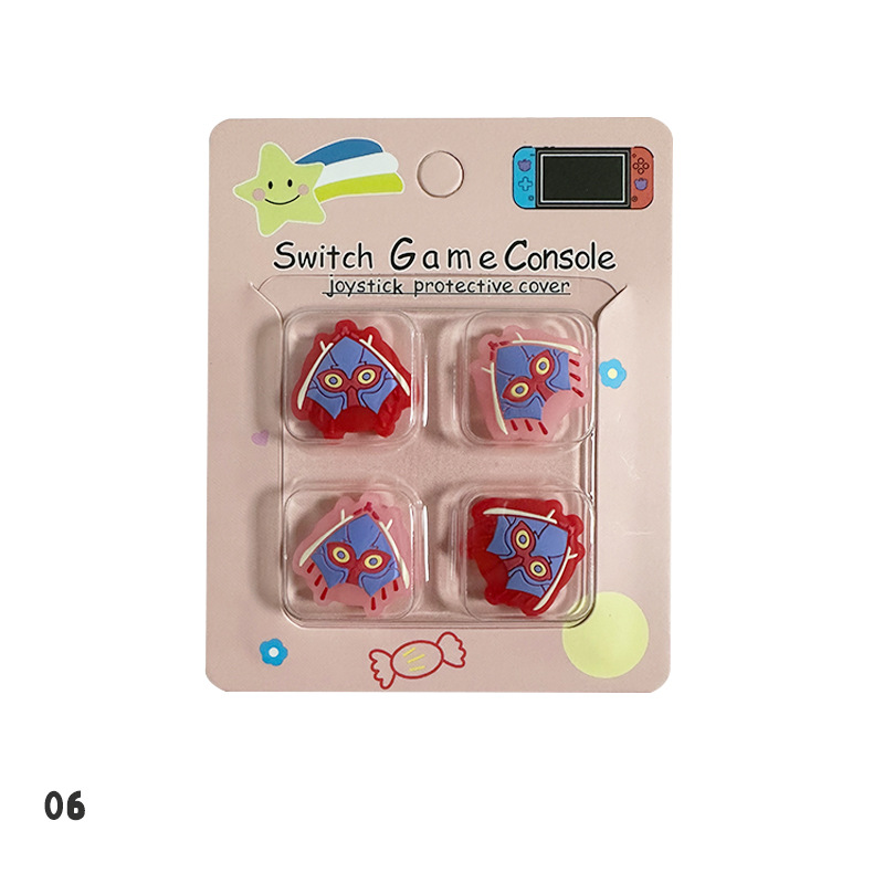 Tapa basculante de silicona de Nintendo Switch de dibujos animados NS Lite tapa basculante tapa protectora mango tapa protectora basculante