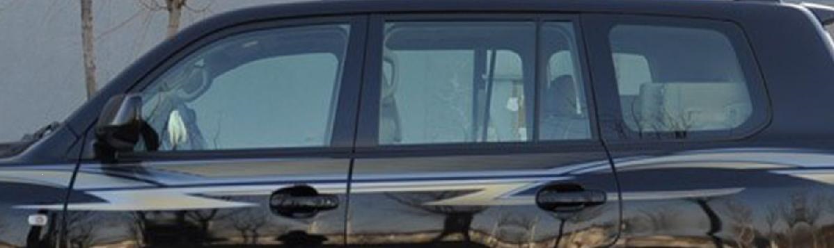 03-19 Model Prado Window Trim Strips, Modified Decorative Strips for Toyota Prado Body, Default Feature