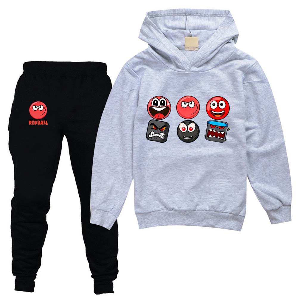 Red Ball 4 Kids Wear Children Clothes Baby Spring Autumn Two Piece Set for Boys and Girls_voghion.com