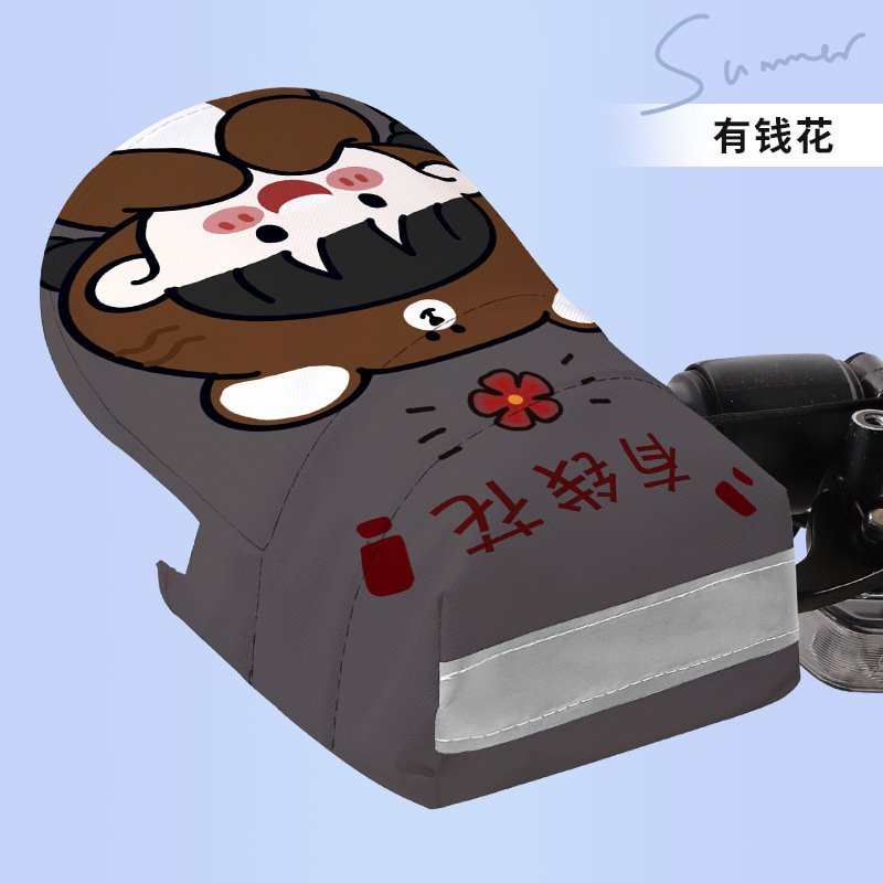 여름 스타일 - 용골 장갑 - 돈이 있는 꽃 - 짧은 스타일