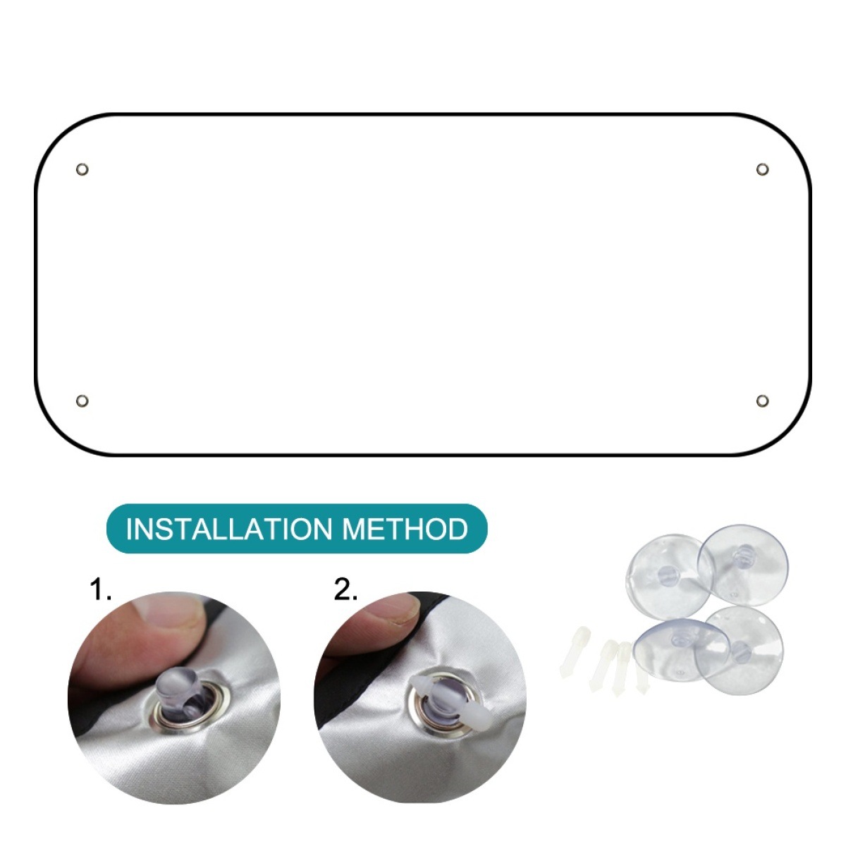 공장 직접 얇은 자동차 후면 방패 차순 보편적 인 차양 차양 세대지도