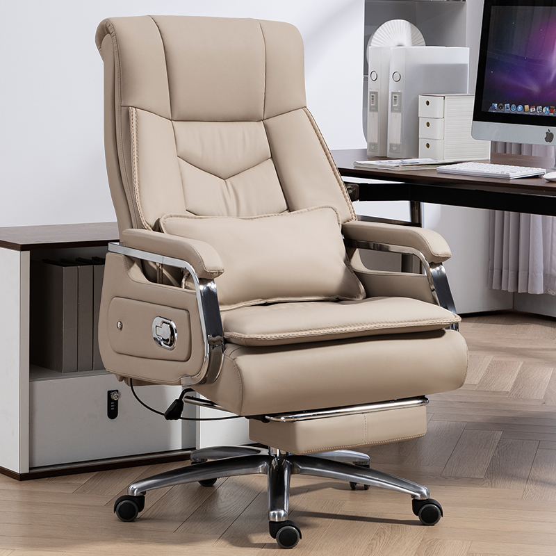 Boss Chair Office Leather Chair Business Executive Chair Comfortable Sedentary Office Chair Computer Chair Home Swivel Chair