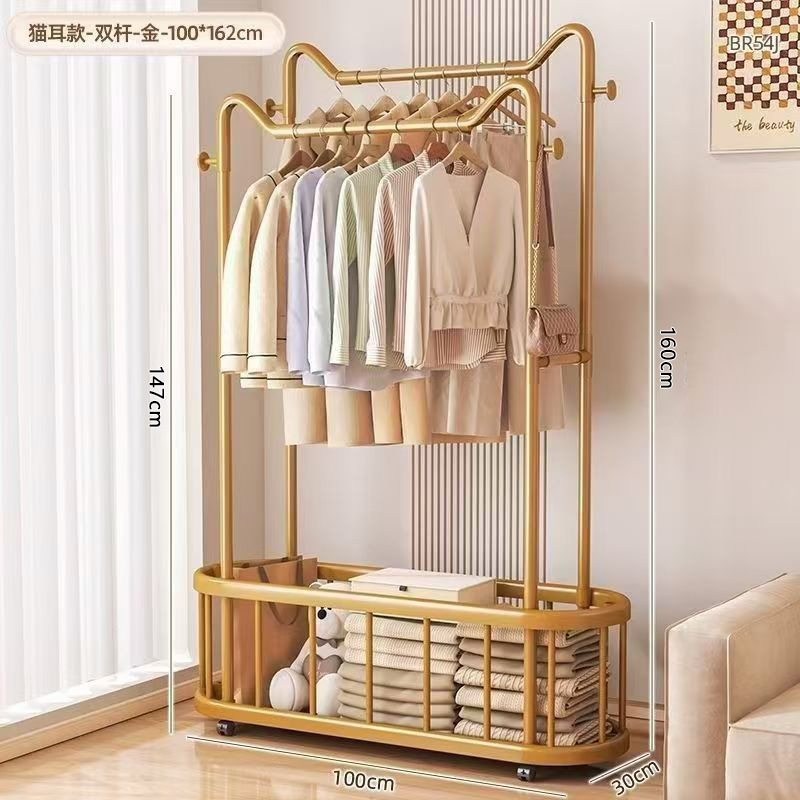 percha de ropa percha de sombrero de piso simple pequeño estante de ropa interior percha de ropa percha