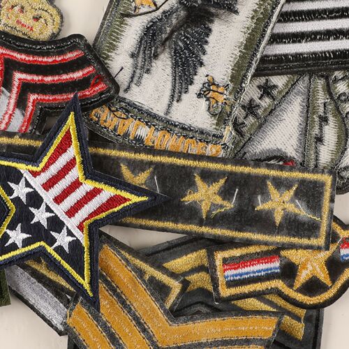 Xuanxuan computer embroidered badge cap emblem military patch computer embroidered badge embroidered seal ironing small cloth patch