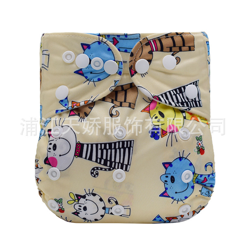 メーカークロスボーダー赤ちゃんおむつ洗える尿不湿通気性プリントトレーニングパンツcloth diaper|undefined