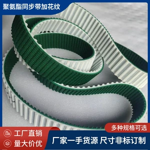 PU white polyurethane synchronous industrial belt with steel wire, featuring single-sided or double-sided teeth, and an open-tooth design