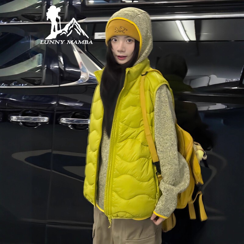 Lightweight down Vest for Men and Women 2025 New Autumn and Winter Outer Wear Outdoor Small Cold-Resistant Minus Warm Jacket