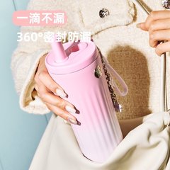 Y3保温杯保冷杯高颜值女生2025新款大容量吸管杯便携生日礼物杯子