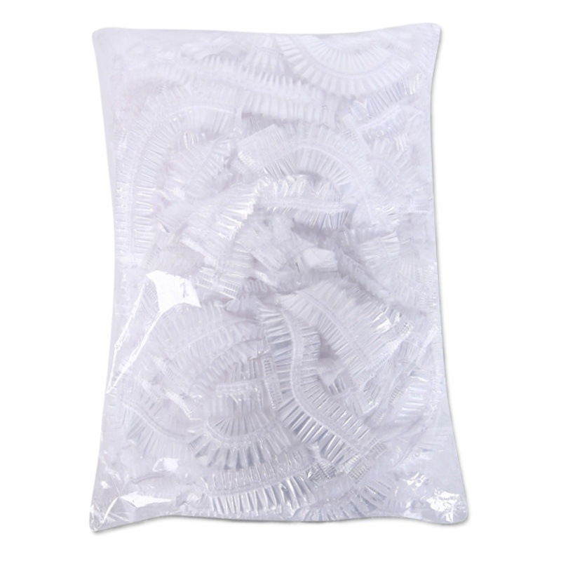 Extra Large and Thickened Disposable Shower Cap, Waterproof and Transparent, for Home and Hotel Use, Dustproof Cap for Showering, Hair Salon