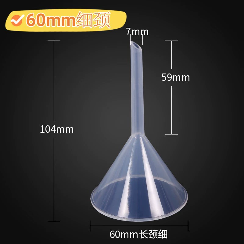 Завод питания 60 мм пластиковая воронка жидкая Воронка духи жидкости дозирования инструмент Воронка Бутылка малого диаметра