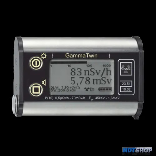 夸特QUART 剂量计GammaTwin 0 nsv/h–70 msv/h 局部剂量计