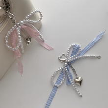 X 75826 Pearl Bow Bag Charm ���������Ҽ��羳����ͨ����