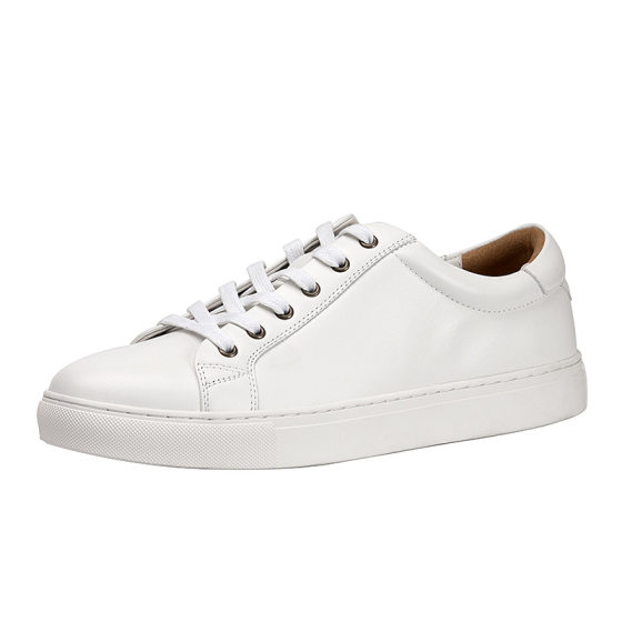 2024 European Station Foreign Trade Full Cowhide Shoes Men's New Summer All-match Genuine Leather Black Shoes Men's White Shoes