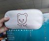 Brand high quality cute pencil case for elementary school students, capacious universal stationery, storage bag, South Korea, with little bears