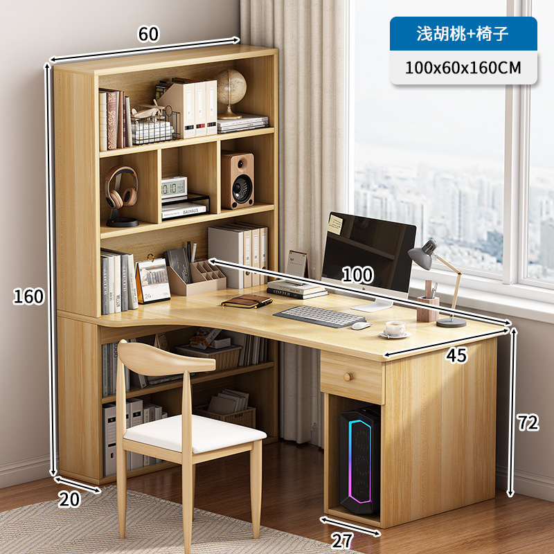 Escritorio de esquina escritorio tipo L escritorio escritorio dormitorio para chicas computadora梳妆台 maquillaje mesa integrada