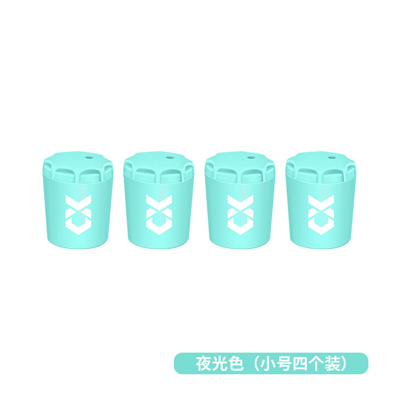 Qianrui nueva caña de Luya, cubierta protectora de silicona de bloqueo trasero, cubierta de bloqueo trasero, caña de pescar antideslizante, accesorios de pesca de bloqueo trasero