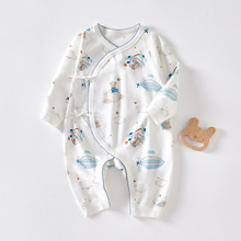新生儿衣服 四季纯棉a类月子服薄款宝宝爬服0-6月初生婴儿连体衣