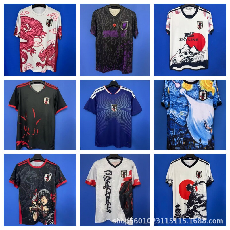 2627 New Japanese Home Anime Series Naruto Dragon Ball One Piece Jersey Football Shirt 2627 New Japanese Home Anime Series Naruto Dragon Ball One Piece Jersey Football Shirt