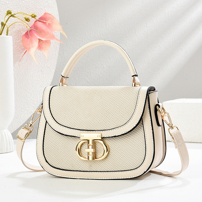 Bolso de moda 2025 nuevo bolso de moda de color contraste bolso de hombro casual bolso de textura bolsas