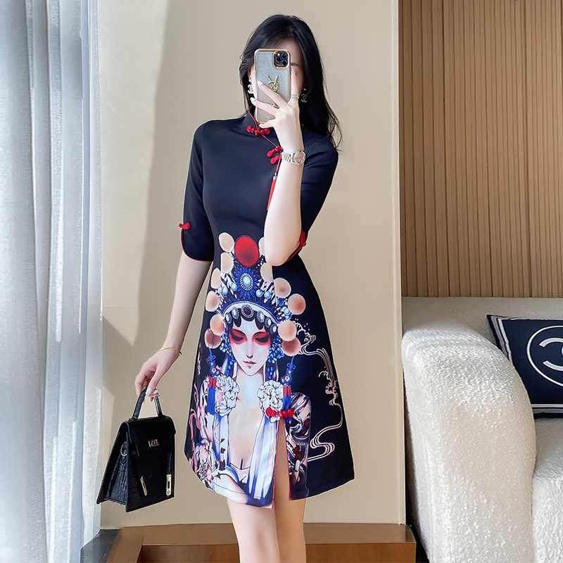 B4742 1240K VÁY ĐẦM LIỀN THÂN NỮ DONTDC MÙA HÈ HỌA TIẾT HOA THỜI TRANG NỮ G04 SẢN PHẨM MỚI