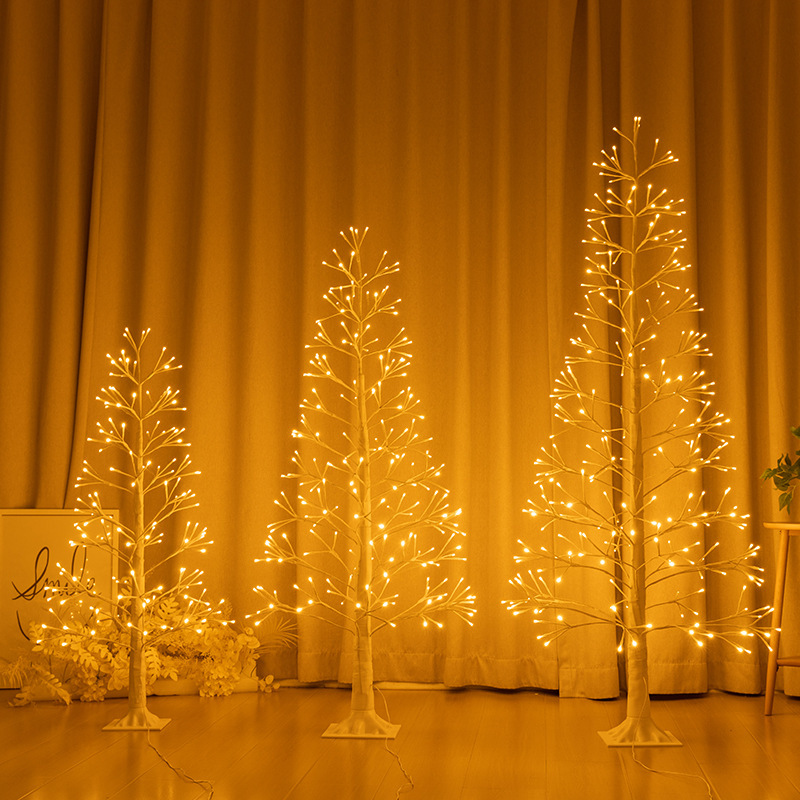 LED simulation Christmas tree lights Christmas landscaping room layout lights Courtyard atmosphere decoration warm color warm