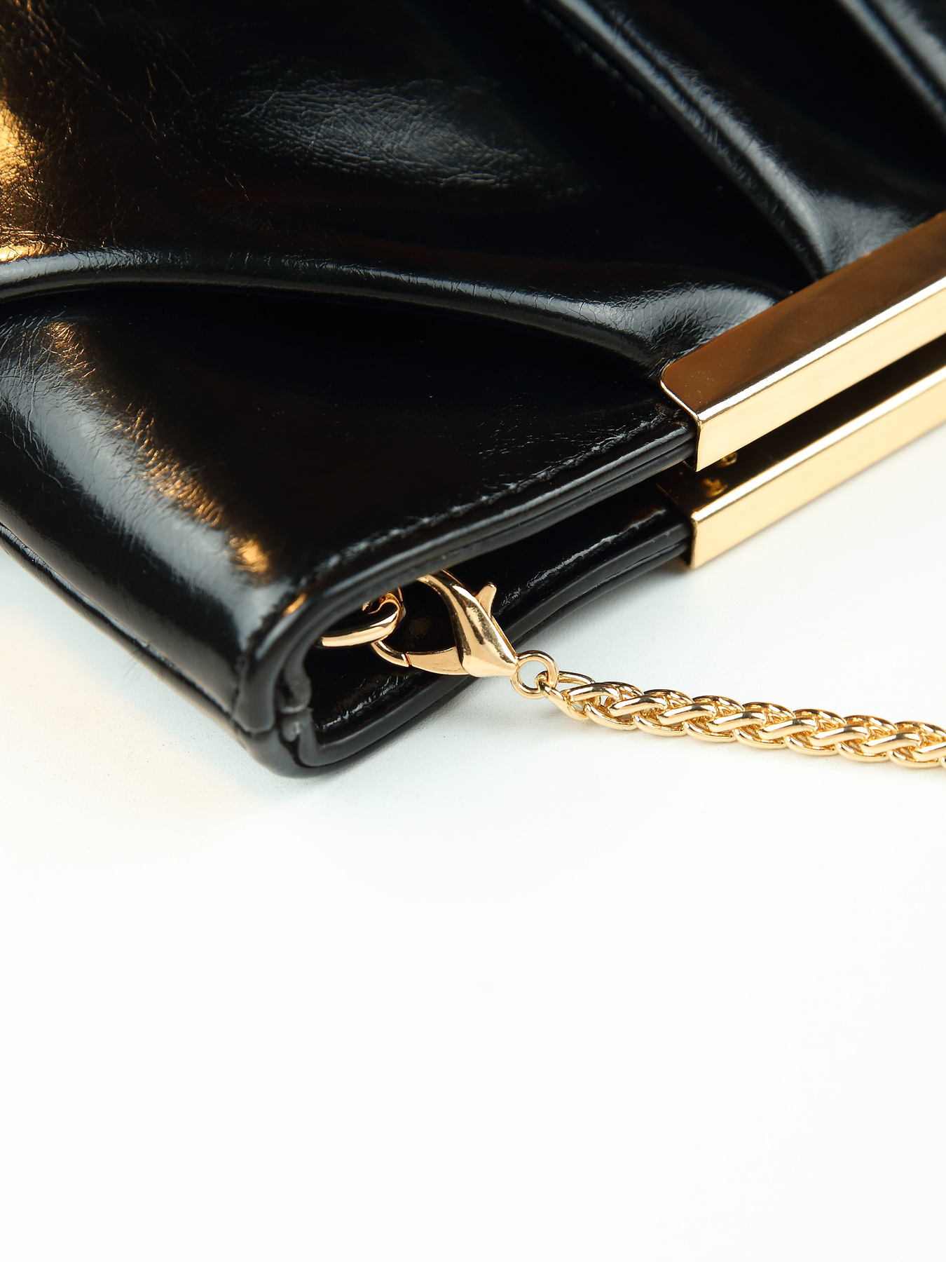 Elegante pochette da sera donna borsa a tracolla plissettata_voghion.com