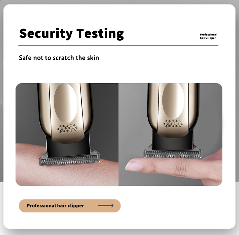 LCD digitaalekraaniga juukselõikusmasin juuksurisalongi jaoks spetsiaalne USB-laetav elektriline juukselõikusmasin juuksefrees_voghion.com