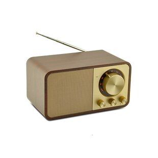 Retro wooden handheld speakers, laptop, bluetooth, Birthday gift