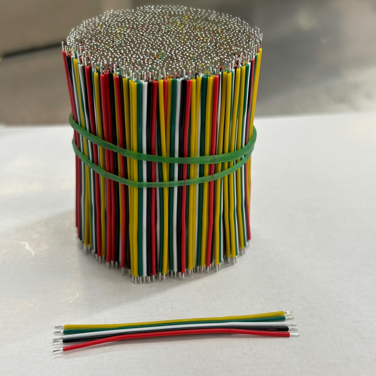 彩色排线1571AWG28并线5p50mm双头镀锡电子线 连接线 玩具线