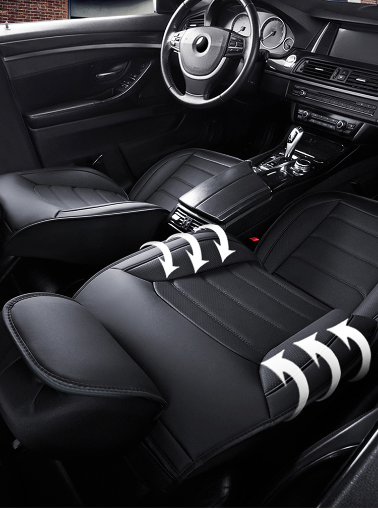 25 Cross-Border New Car Seat Cushions, Universal for All Seasons, Full Leather Seat Covers, Fully Enclosed Seat Covers, Car Universal Seat Cushion Factory