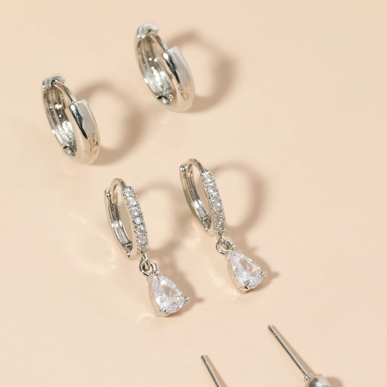 (Cross-border trading), earrings drop-shaped, set, light luxury style