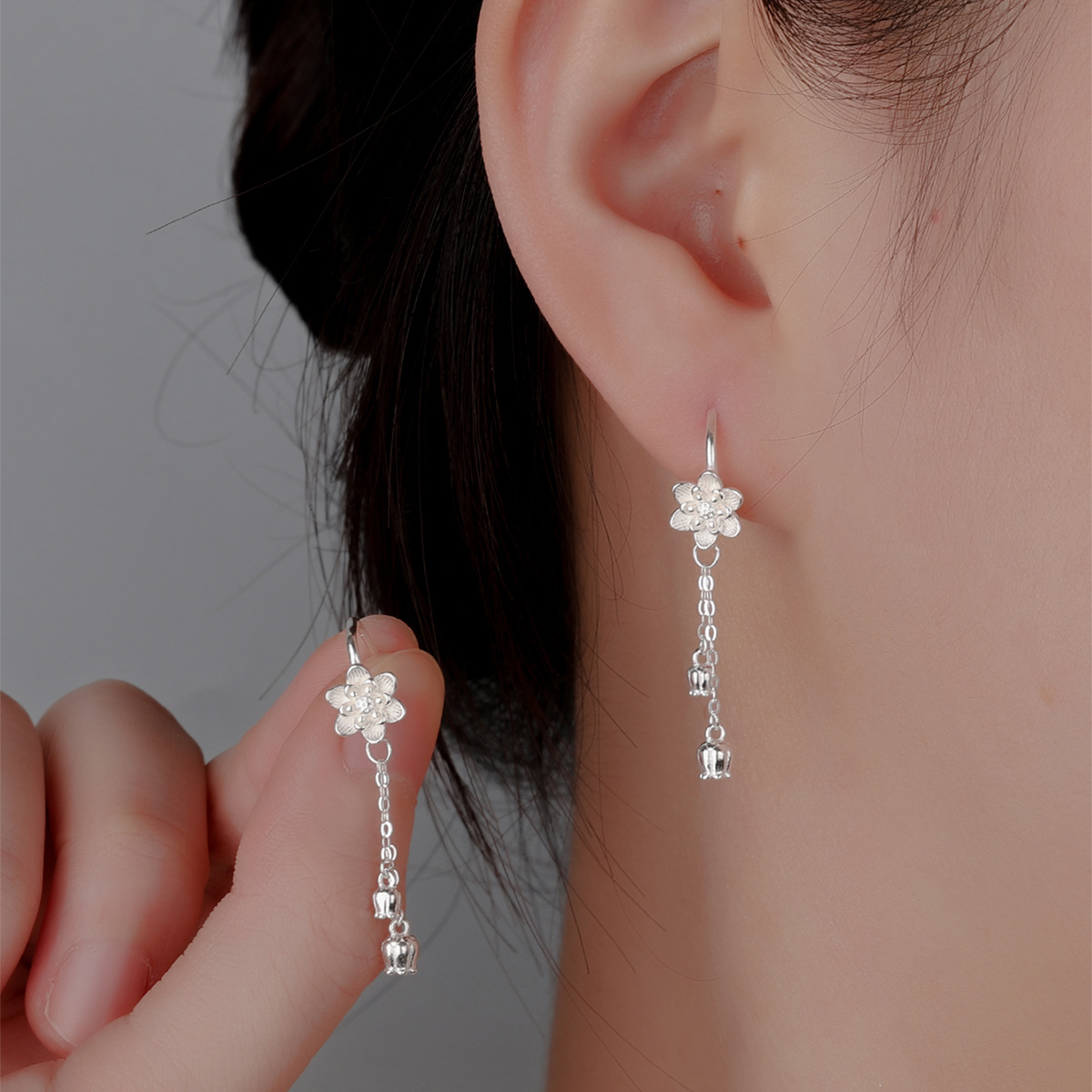 1g Weight 925 Sterling Silver Ear Needle Material Drop Earrings, Ear Studs Classification 1 Pair Quantity Daily Occasion 925 Sterling Silver Material Bow Knot Pattern All Seasons Season Women's Gender Plating Design Elegant, Simple Style Style 1 Pair 925 Sterling Silver 925 Sterling Silver Earrings Bow Knot Drop Earrings Ear Studs 6
